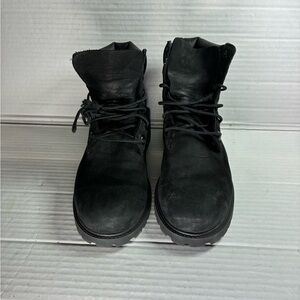 Men's Black Lace-Up Boots USED (not box)